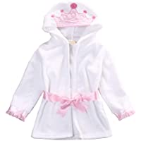 Bebé Albornoz con Capucha Niños Niñas Pijama Ropa de Dormir para Infantil- Bata de Baño Bebe Forma Animal Linda-Albornoz…